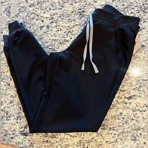 Figs Black High Waisted Jogger Medium Tall